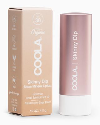 0.15 oz. Mineral Liplux Organic Tinted Lip Balm Sunscreen SPF 30