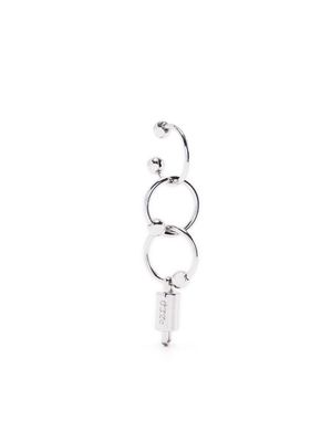 032c chain-link drop earring - Silver