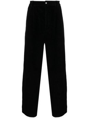 032c corduroy four-pocket straight-leg trousers - Black