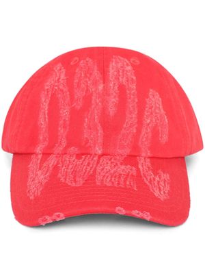 032c Crisis denim cap - Red