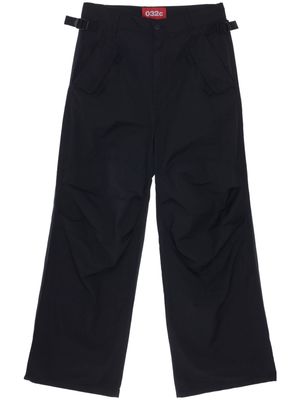 032c Hyperbole cotton-blend cargo trousers - Black