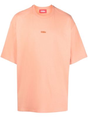 032c short-sleeves cotton T-shirt - Orange