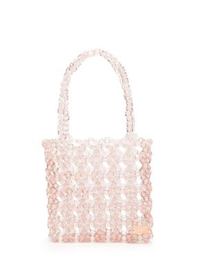 0711 Dotty bead-embellished mini bag - Pink