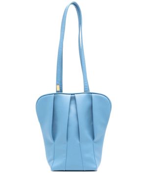 0711 large Seashell tote bag - Blue