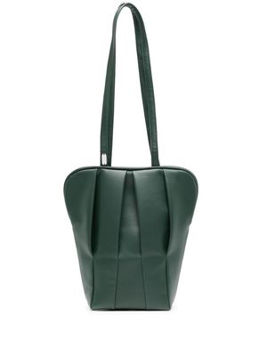 0711 large Seashell tote bag - Green