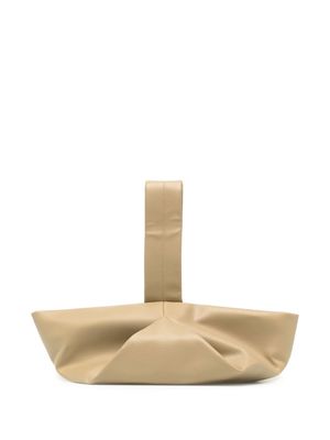 0711 Siena single top handle tote bag - Brown