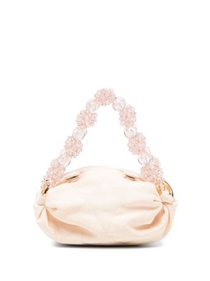 0711 Tiny Nino bead-embellished tote bag - Pink