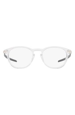 Oakley 50mm Round Optical Glasses in Polished Clear