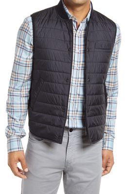 Stone Rose Water Repellent Puffer Vest in Navy