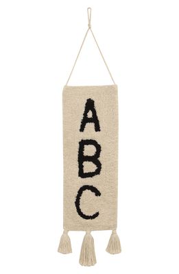 Lorena Canals ABC Wall Hanging in Beige
