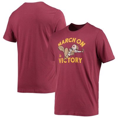 Men's Homefield Heathered Maroon Minnesota Golden Gophers Vintage Team T-Shirt in Heather Maroon