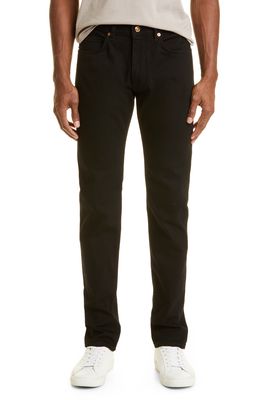 Versace First Line Men's Slim Fit Jeans in Black