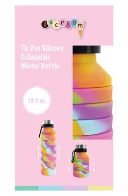 Iscream Tie Dye Collapsible Water Bottle in Multi