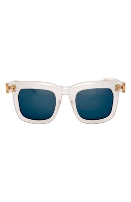 Grey Ant Blitz 49MM Round Sunglasses in White/Blue