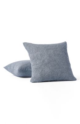 Coyuchi Reyes Organic Cotton Pillow Sham in Steel Blue