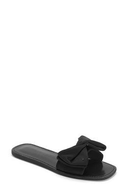 kate spade new york bikini slide sandal in Black