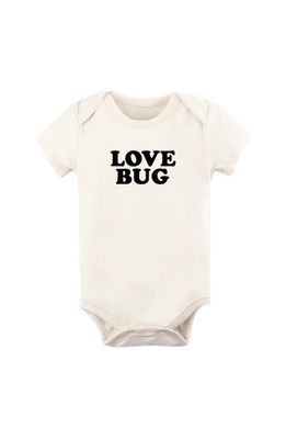 Tenth & Pine Love Bug Organic Cotton Bodysuit in Natural