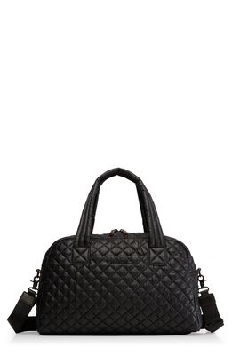 MZ Wallace Jimmy Quilted Nylon Bag in Black