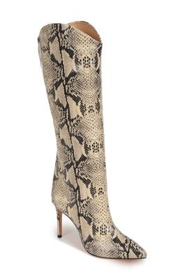 Schutz Maryana Pointed Toe Boot in Natural Leather