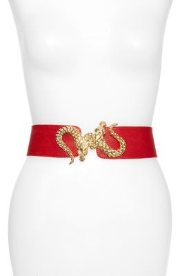 Raina 'Penelope - Dragon' Stretch Belt in Red