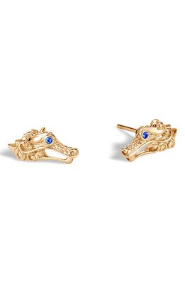 John Hardy Legends Naga Stud Earrings in Gold