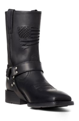 Ariat Patriot Harness Western Boot in Black Ink