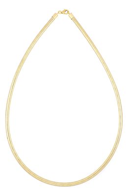 Bony Levy 14K Gold Infinity Omega Necklace in Yellow Gold