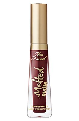 Too Faced Melted Matte Liquid Lipstick in Drop Dead Red