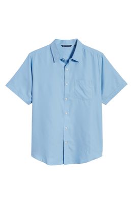 Cutter & Buck Windward Short Sleeve Twill Button-Up Shirt in Atlas