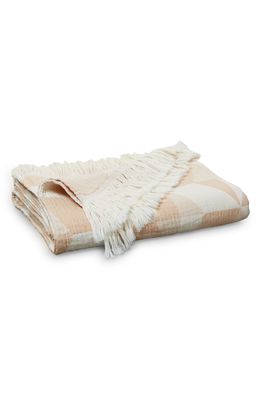 Coyuchi Pismo Organic Cotton Blanket in Ginger