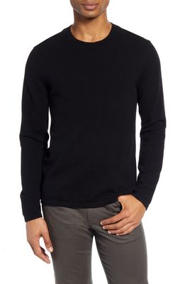 Vince Cashmere Crewneck Sweater in Black