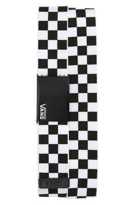 Vans Deppster II Webbing Belt in Black/white