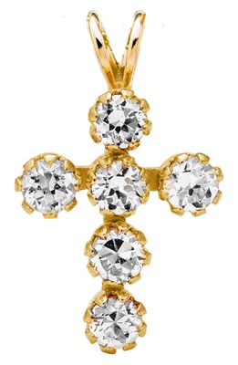Mignonette 14k Gold & Cubic Zirconia Cross Necklace