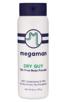 Megababe Megaman Dry Guy Talc Free Body Powder in None