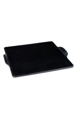 Emile Henry Square Pizza Stone in Charcoal