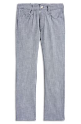 34 Heritage Courage Straight Leg Stretch Chambray Pants in Grey Cross Twill
