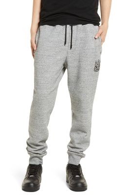 Cult of Individuality Zip Pocket Sweatpants in Heather Grey
