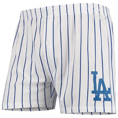 Men's Concepts Sport White Los Angeles Dodgers Vigor Boxer Shorts