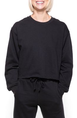 Sub Urban Riot Gigi Crop Sweatshirt in Black