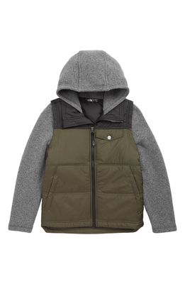 The North Face Kids' Gordon Lyons Varsity Vest Jacket in New Taupe Green