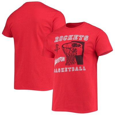 Men's Junk Food Red Houston Rockets Slam Dunk T-Shirt