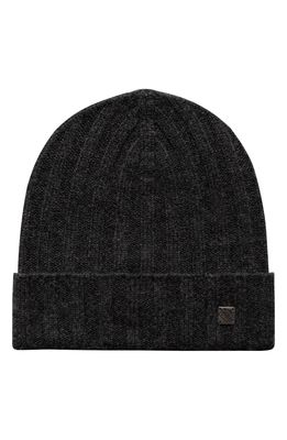 Eton Cashmere Beanie in Charcoal