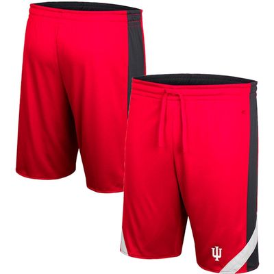 Men's Colosseum Crimson/Black Indiana Hoosiers Am I Wrong Reversible Shorts