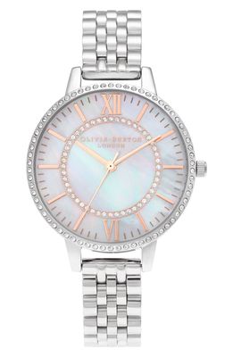 Olivia Burton Sparkle Blush Sunray Bracelet Watch