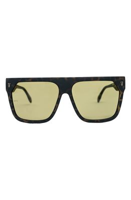 MITA SUSTAINABLE EYEWEAR 59mm Square Sunglasses in Matte Demi/Matte Demi