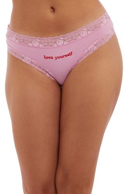 Playful Promises x Squish Love Yourself Briefs in Pink