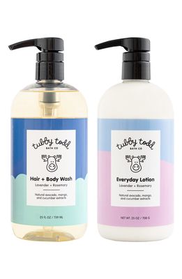 Tubby Todd Bath Co. The Wash & Lotion Bundle in Lavender And Rosemary