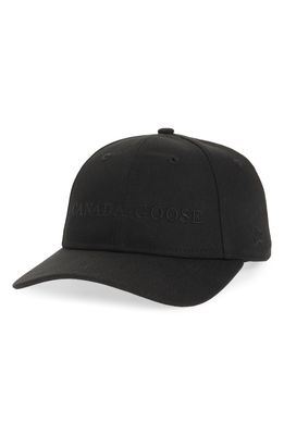 Canada Goose Wordmark Cap in Black