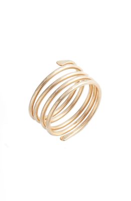 Nashelle Coil Ring in Gold