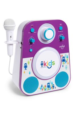 Singing Machine Kids Mood Karaoke System in Purple Blue